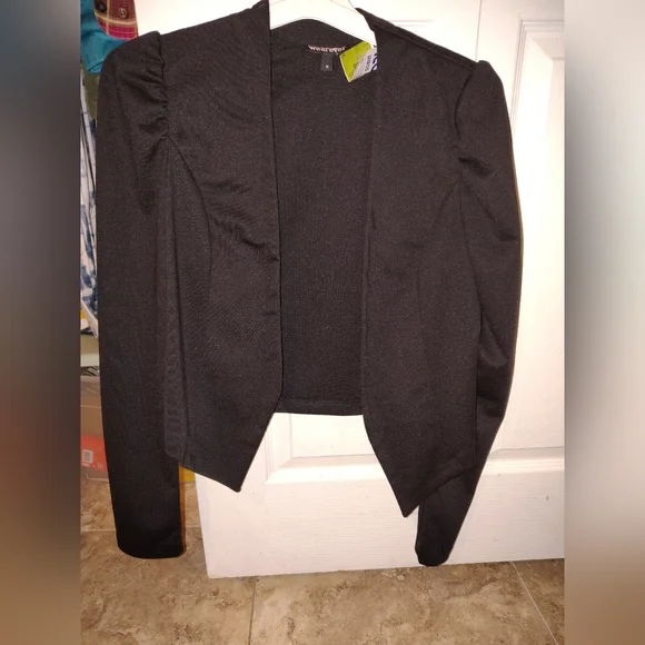 Wearever Black Women's Blazer Suit Jacket Chic Professional Multi Purpose Nwot - Picture 3 of 5